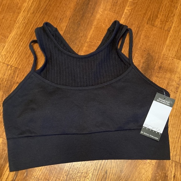 🌸NWT SOFIA VERGARA Seamless Sports Bra - size Small 4-6 - Picture 3 of 13